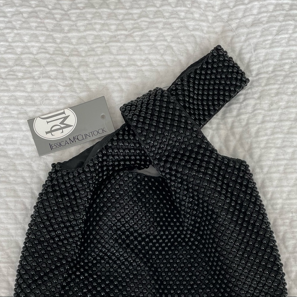 Black Jessica McClintock Evening Bag - Picture 6 of 6